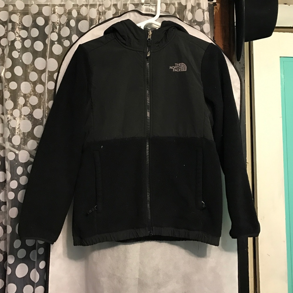 Girls Large Black Northface