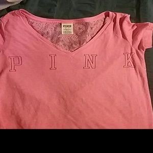 Victoria's Secret Pink brand v-neck tee