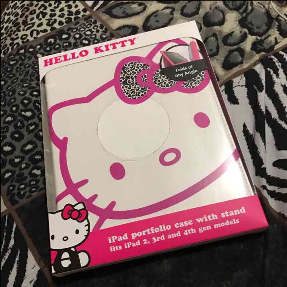 New iPad portfolio hello kitty case
