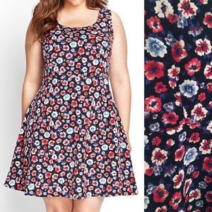 NWOT Plus Floral Dress