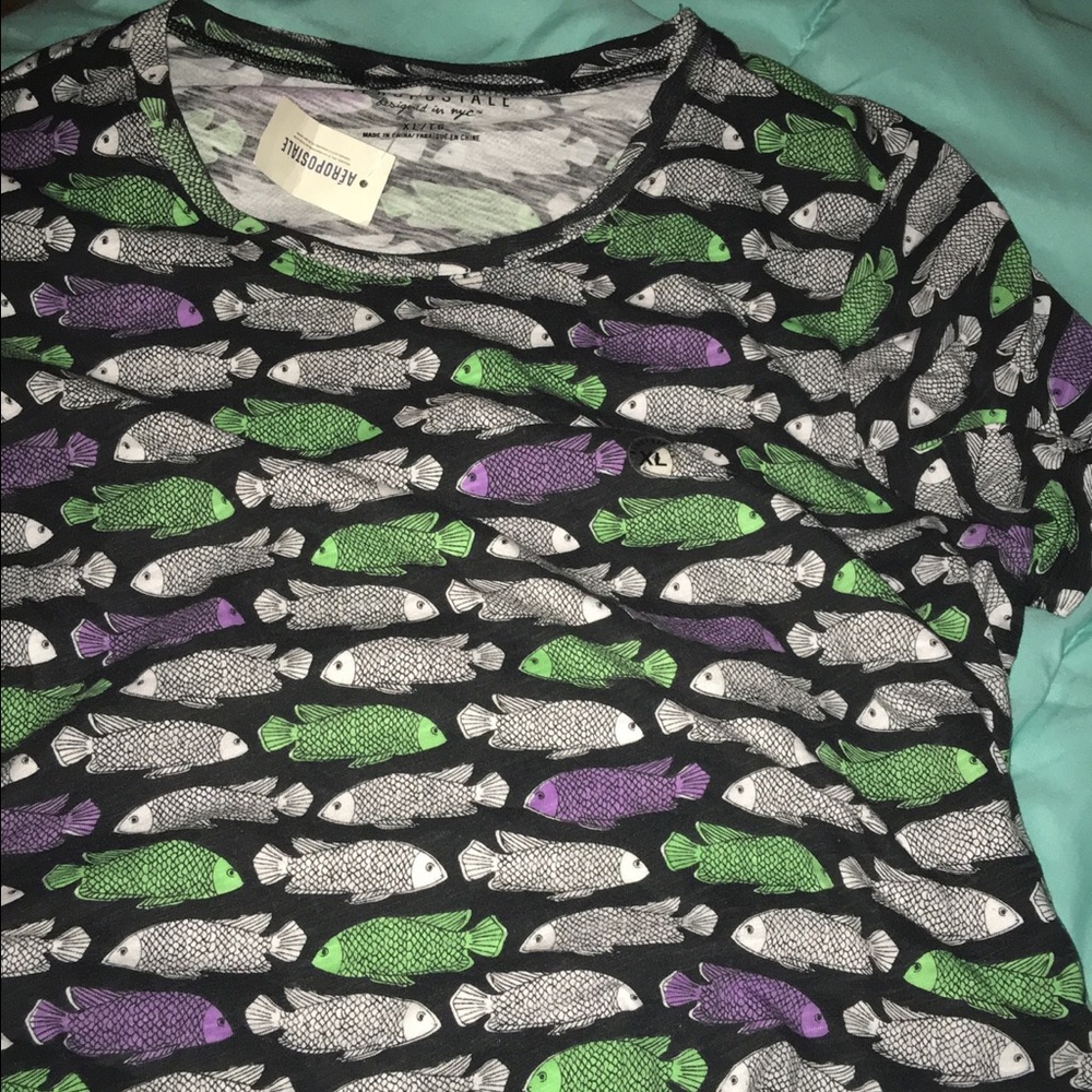 Fish crop top