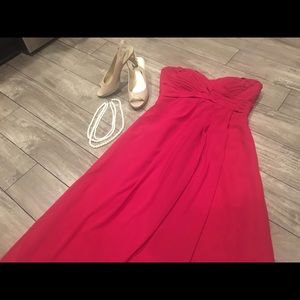 Bill Levkoff Chiffon Bridal Gown