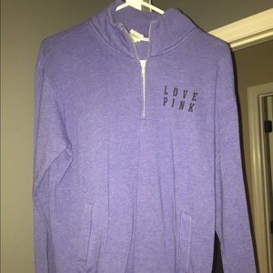 VS PINK pullover 1/4 zip