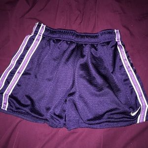 Purple Nike Dri-Fit Shorts