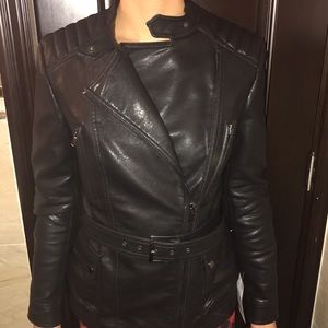 Faux Leather Jacket