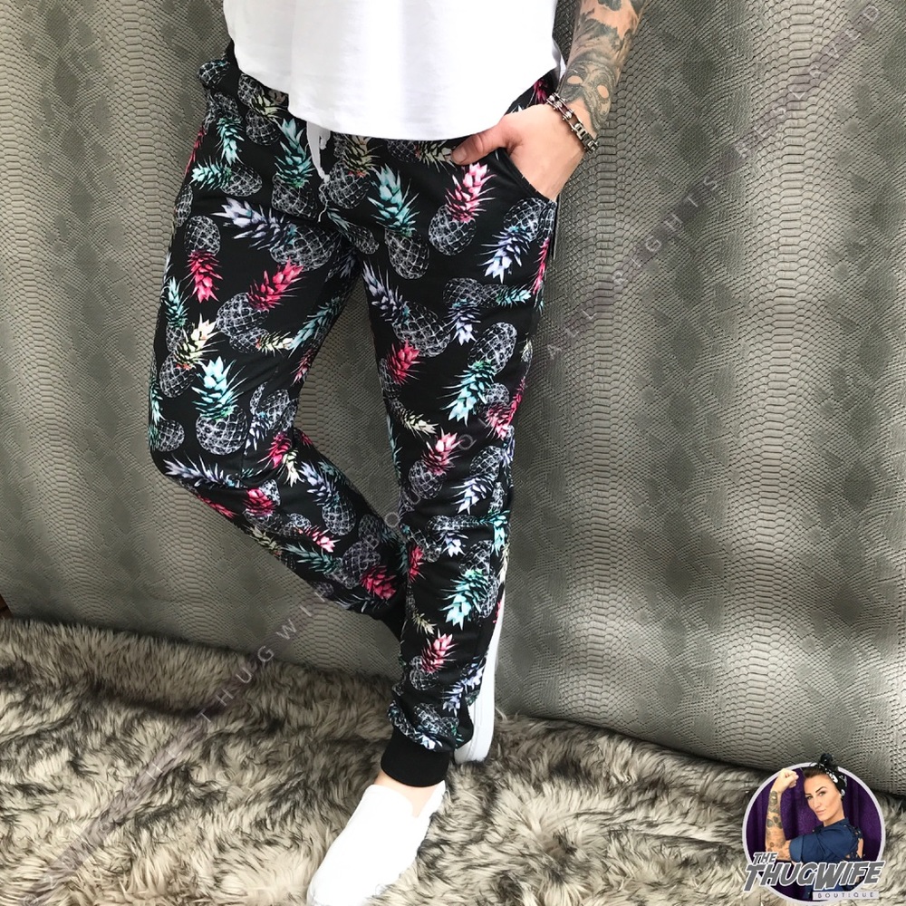 LAST Jessica Simpson pineapple joggers NWT - Picture 6 of 6