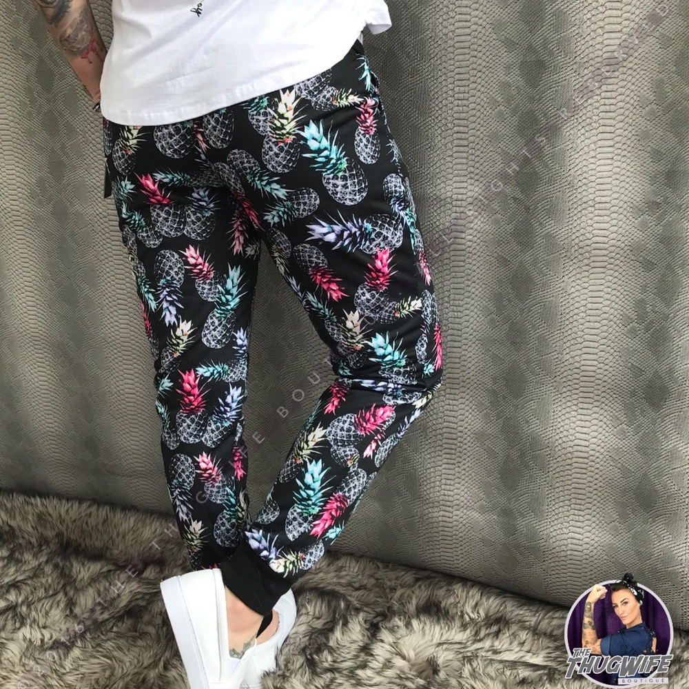 LAST Jessica Simpson pineapple joggers NWT - Picture 4 of 6