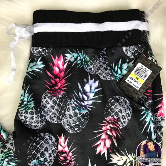 LAST Jessica Simpson pineapple joggers NWT - Picture 3 of 6