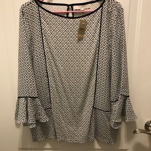 3/4 sleeve blouse