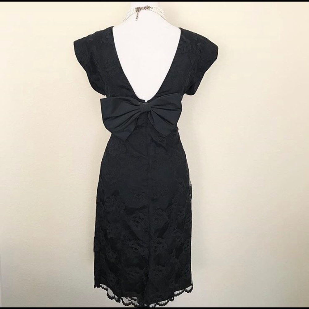 Black vintage cocktail dress