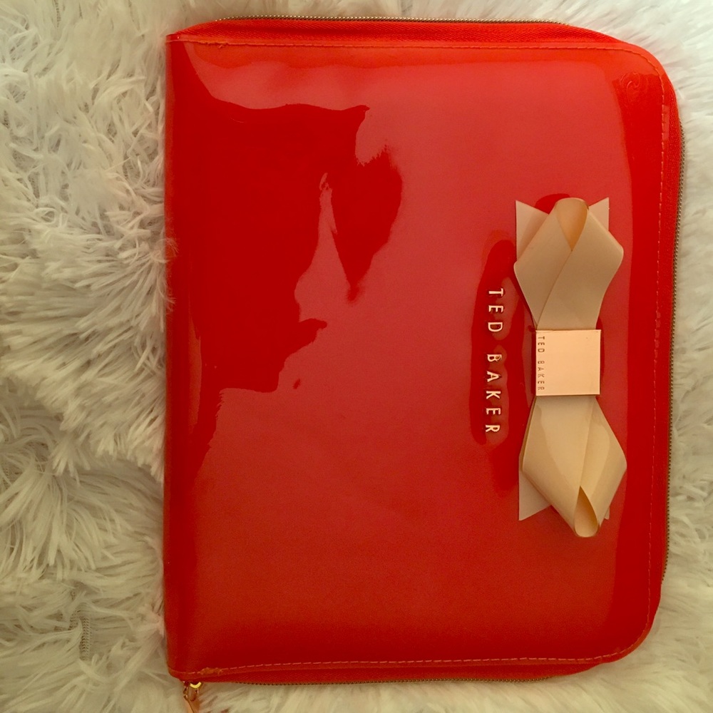NWOT Orange Ted Baker Clutch