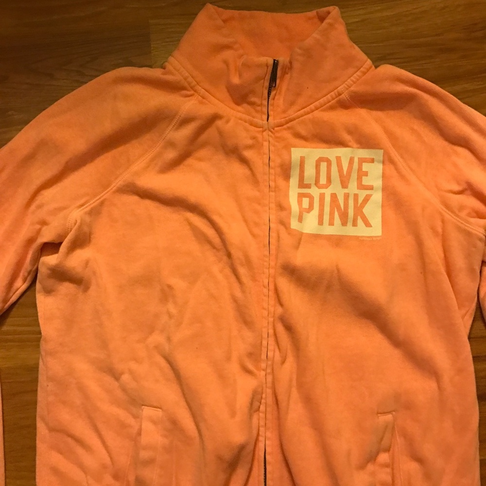 Victoria's Secret PINK Peach Pullover sweater sz M