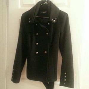 Black Rivet Black Coat