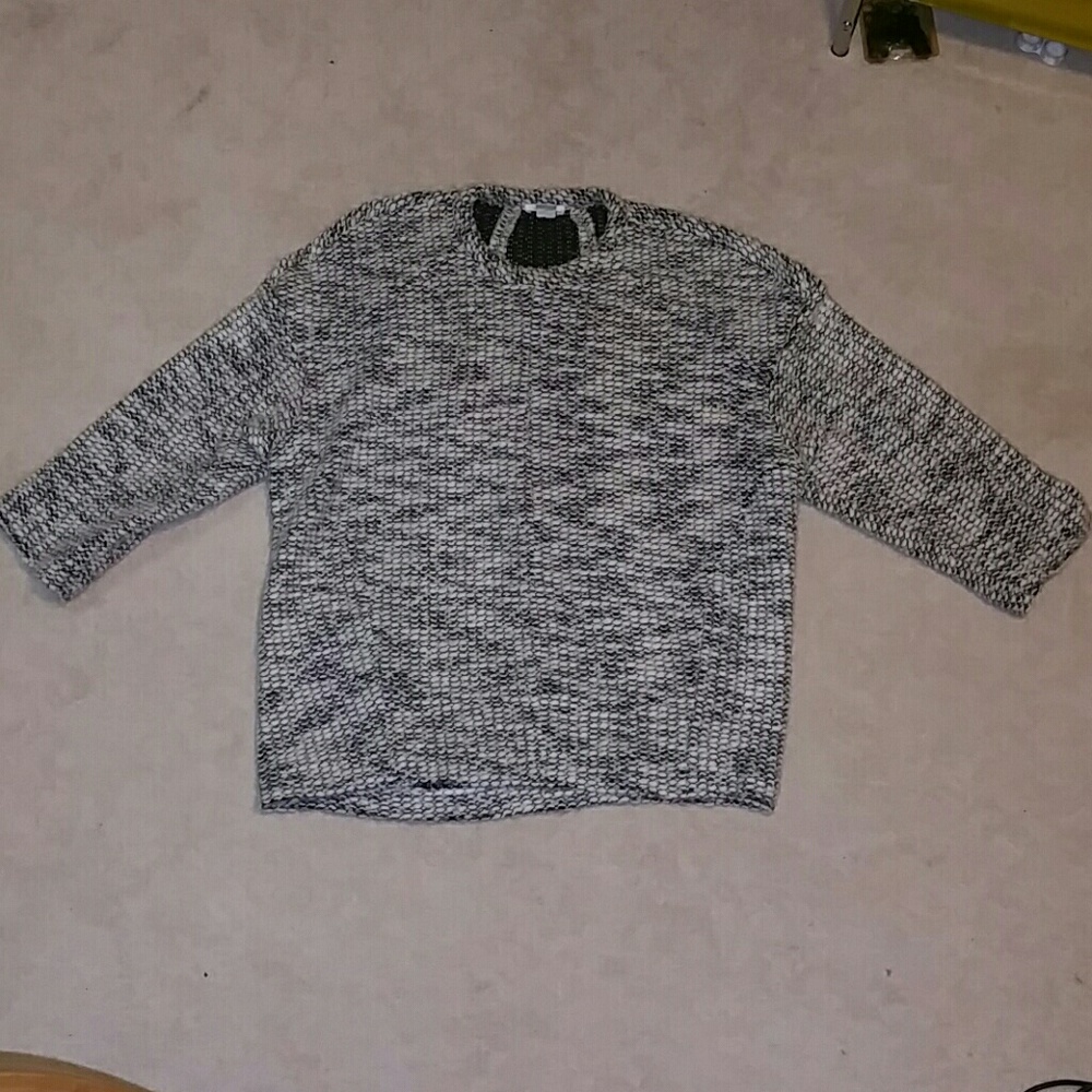 NEW PICS MODELING☆☆Helmut Lang White-Multi Sweater