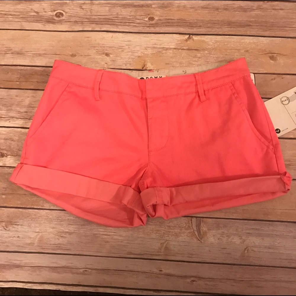 NWT Hot Pink Roxy Shorts Size 3