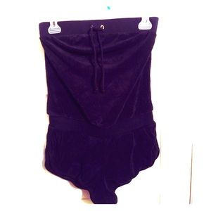 Beach cover-up romper