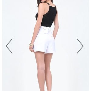 White shorts