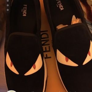 Fendi monster shoes size 10