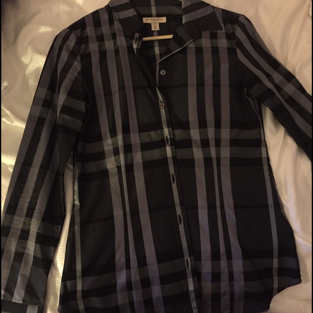 Burberry woman's button down. Size 2