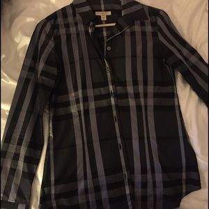 Burberry woman's button down. Size 2
