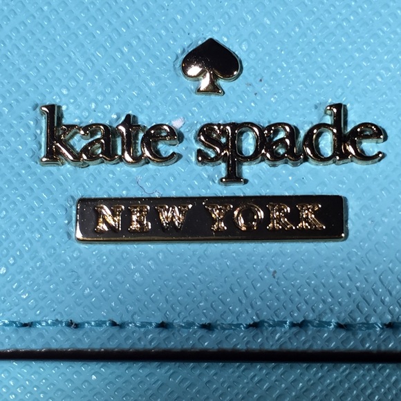 NWT Kate Spade ♠️ baby blue wallet Price Firm - Picture 4 of 7