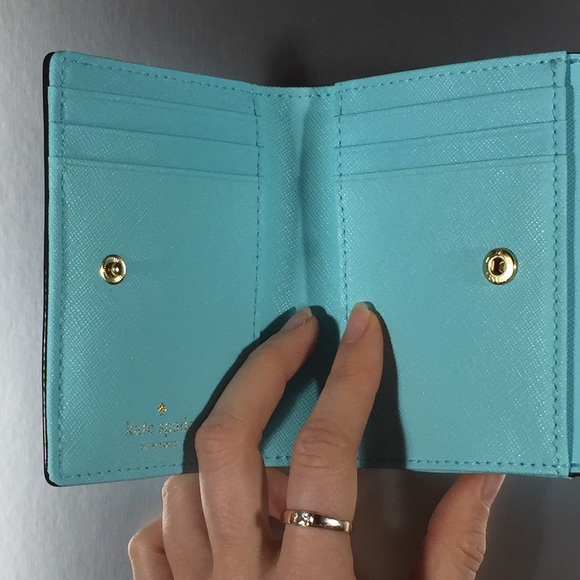 NWT Kate Spade ♠️ baby blue wallet Price Firm - Picture 5 of 7