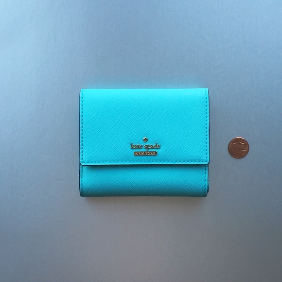 NWT Kate Spade ♠️ baby blue wallet Price Firm - Picture 7 of 7