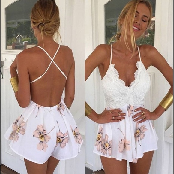 Sabo Skirt Dresses & Skirts - floral romper