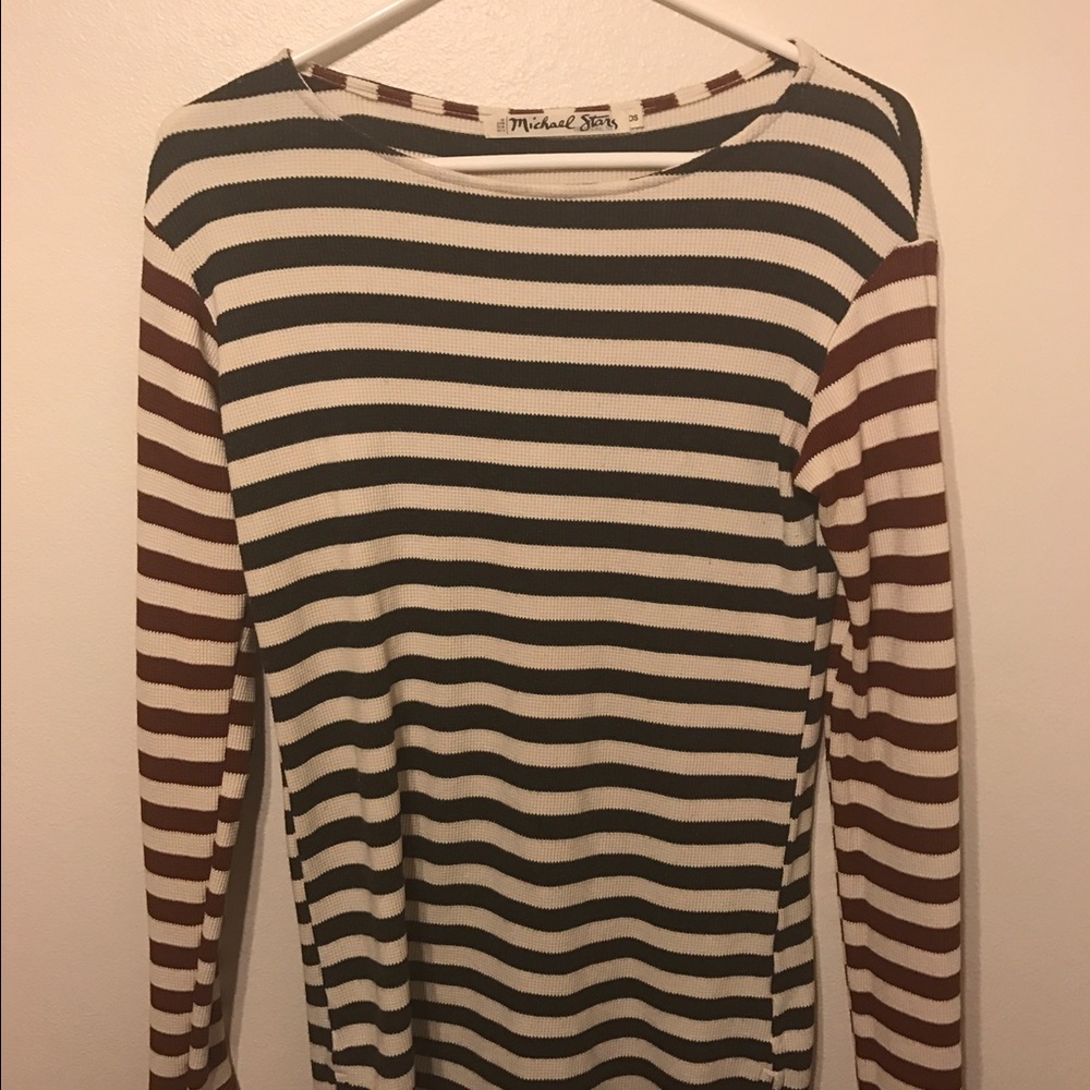 Michael Stars striped thermal