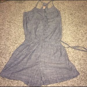 Mossimo button down romper