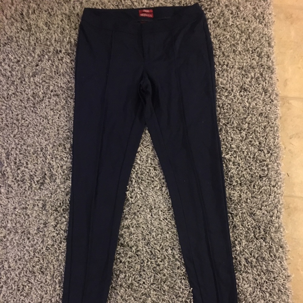 Merona size 4 navy tapered pant