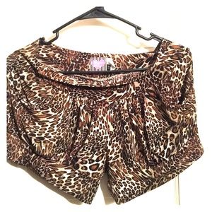 Boutique Cheetah Silky Shorts