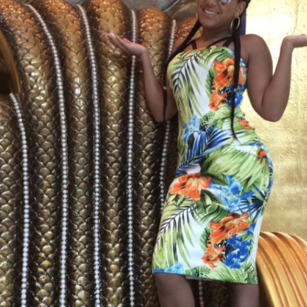 Tropical dress.