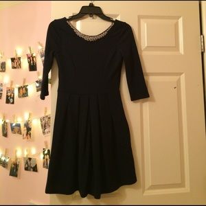 Francesca's navy dress