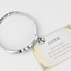 "Sister" Heart bracelet