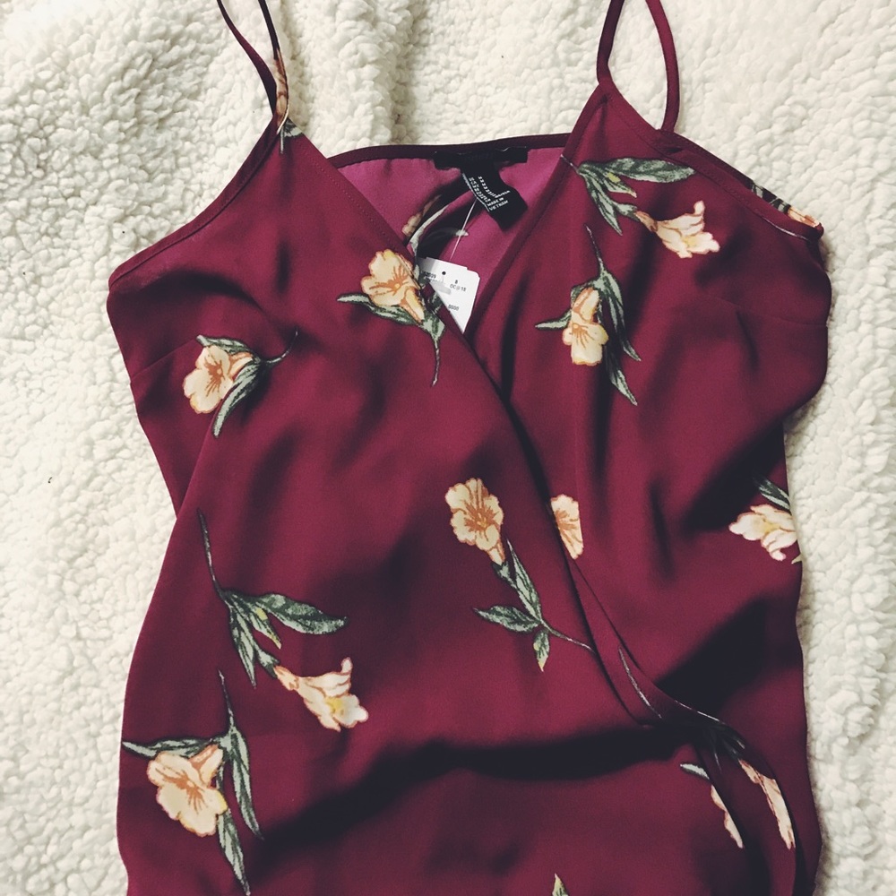 Flowy floral tank