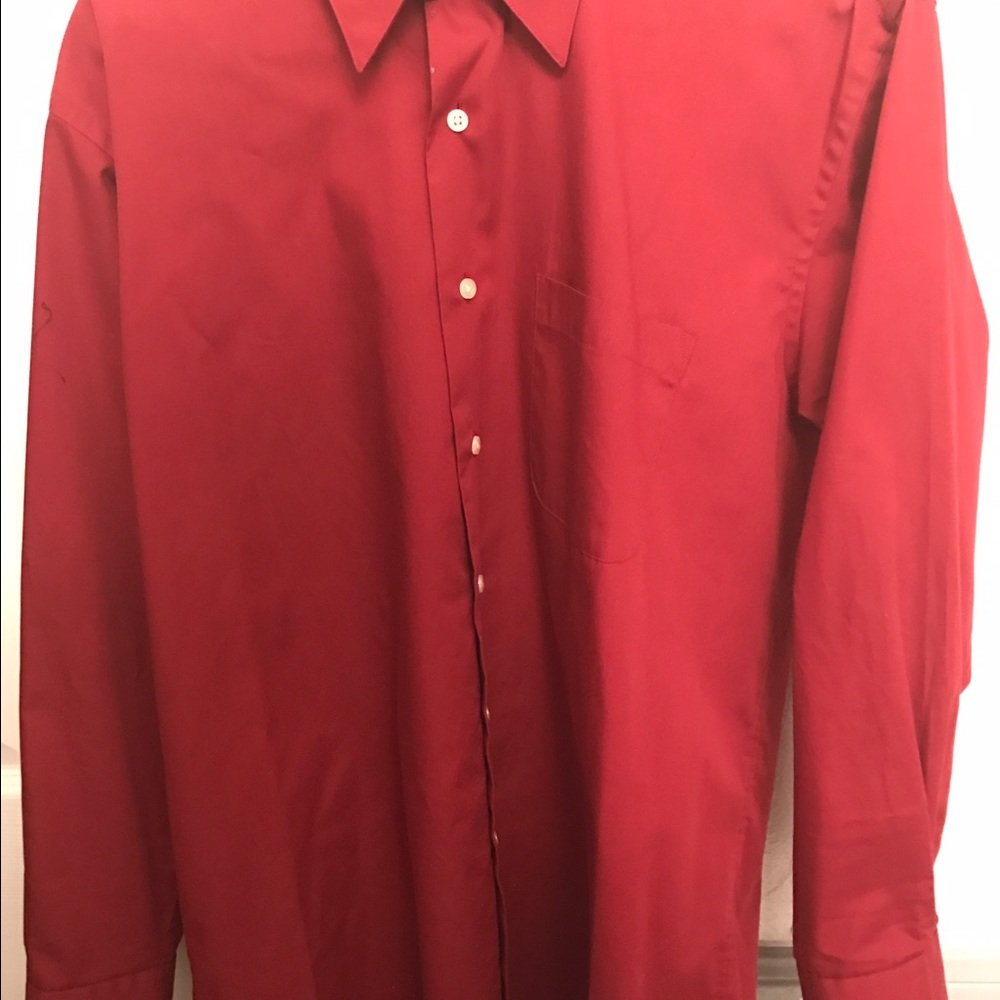 Red Alexander Julian Button Up