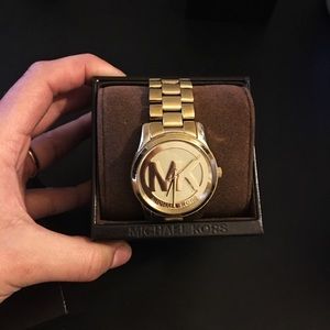 MK Gold Watch