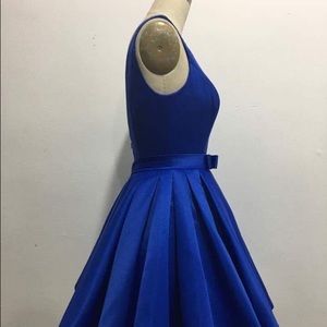 Royal Blue Sherri Hill Short Party Dresses