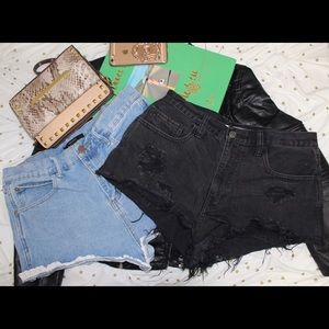 Hollister and forever 21 shorts