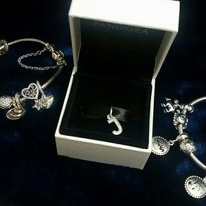 Pandora "J" Charm AUTHENTIC