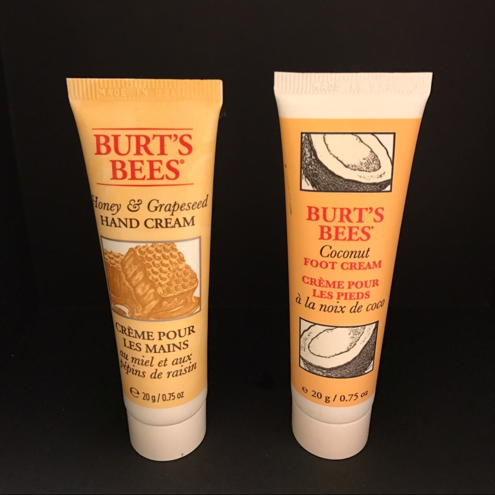 3 items - Burt's Bees Hand, Cuticle & Foot Cream