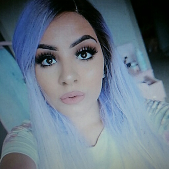 Ombre Purple Laceftont Wig main image 4