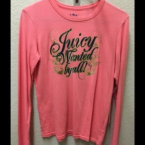 FLASH SALE! 💗 Juicy Wanted By All Long Sleeve Tee