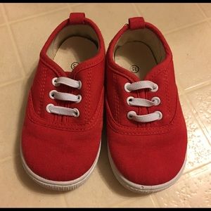 Toddler Boy red color sneakers