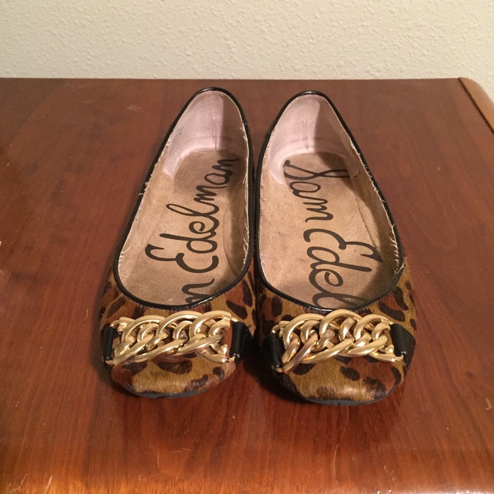 Sam Edelman leopard print flats