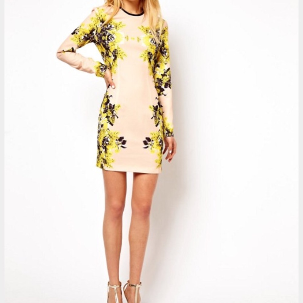 Asos mirror floral dress
