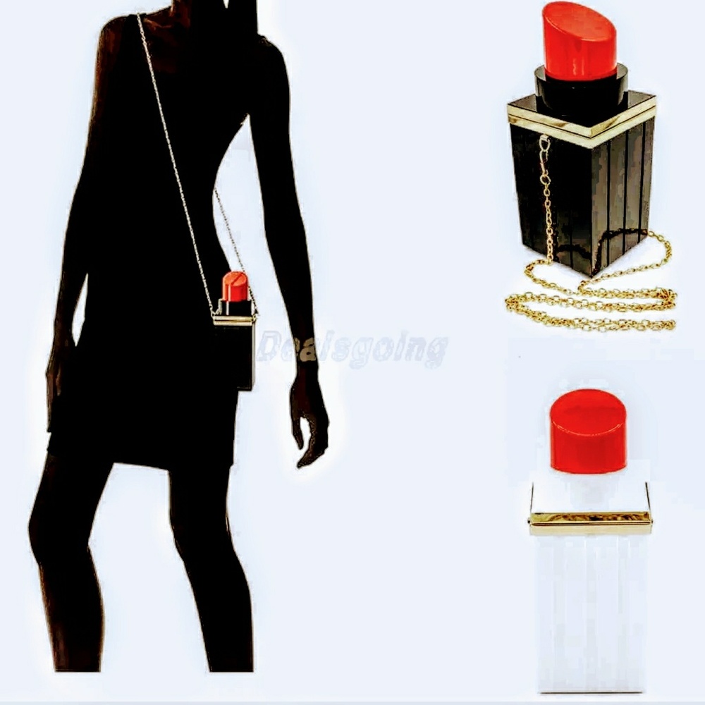 SALE!🔥Hot Lipstick Junkie Crossbody💄(Black/Red) - Picture 2 of 4