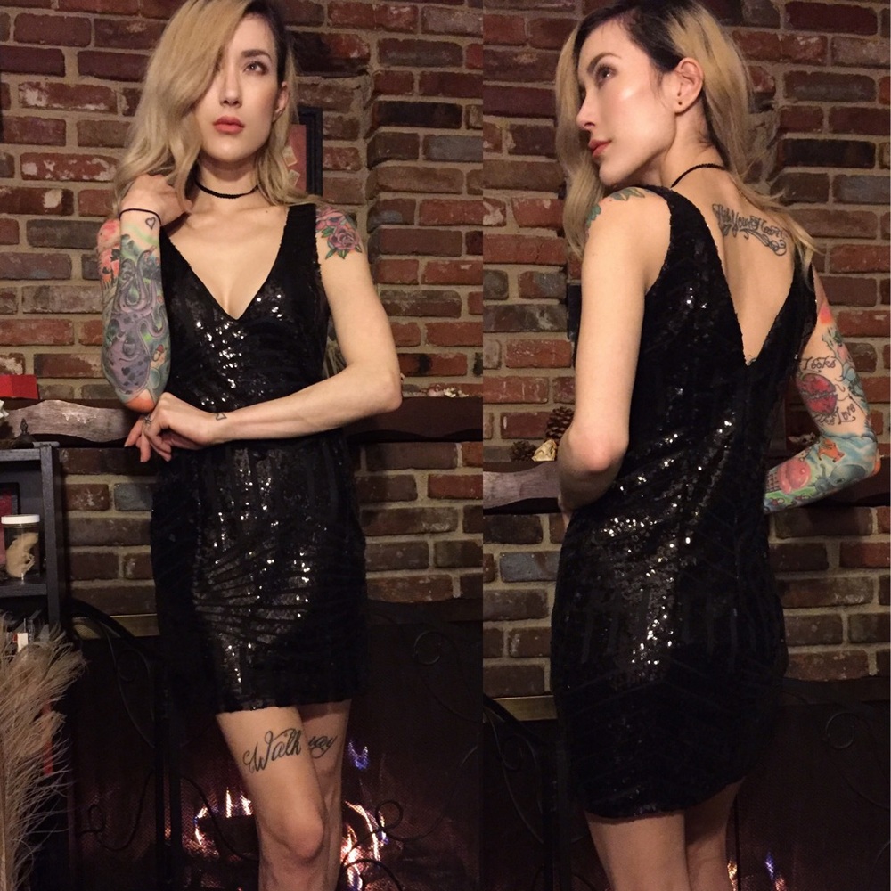 🎊NEW YEARS EVE🎊Gatsby style sequin mini dress