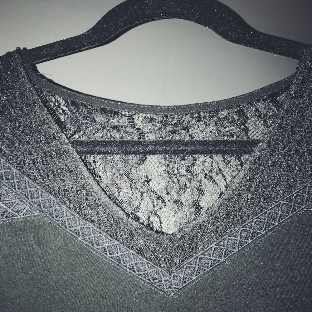 Black long sleeve lace dress